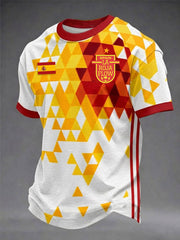 Men's Spain Football Short Sleeves T-shirt