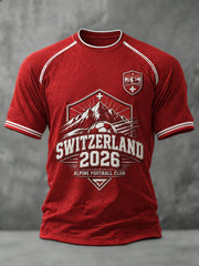 Men's Switzerland Printed T-shirt
