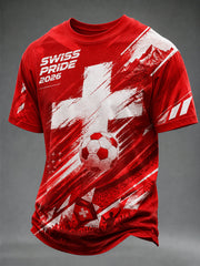 Men's Switzerland Team Fan Print T-Shirt