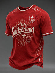 Men's Switzerland Printed T-shirt