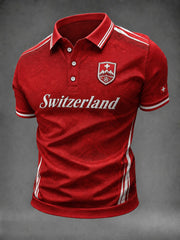 Men's Switzerland Printed Shirt
