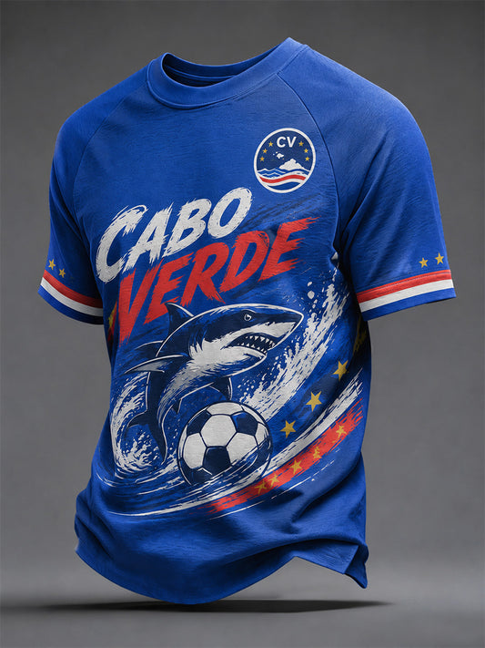 Men's Gift For Football Fans Print Casual Tee