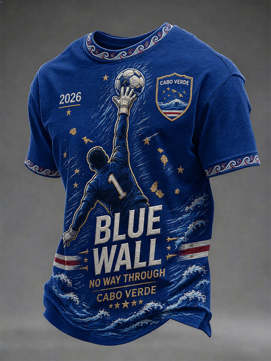 Men's Gift For Football Fans Print Casual Tee