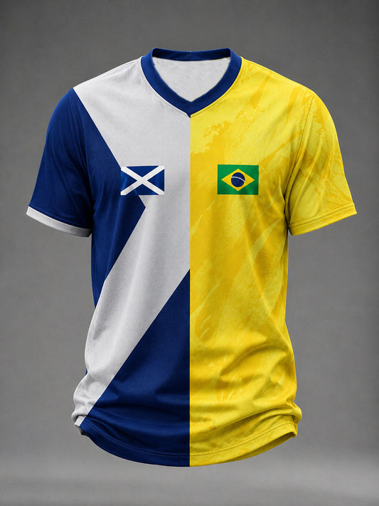 Men's Two-tone National Flag Jersey