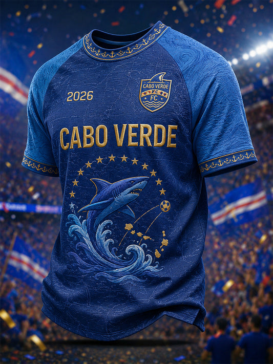 Men's Gift For Football Fans Print Casual Tee