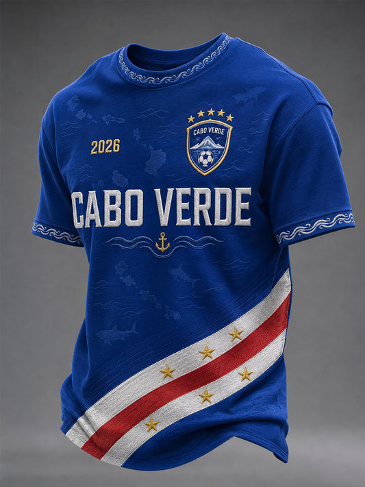 Men's Gift For Football Fans Print Casual Tee