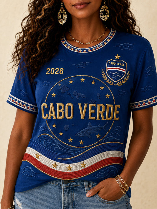 Women's Gift For Football Fans Print Casual Tee