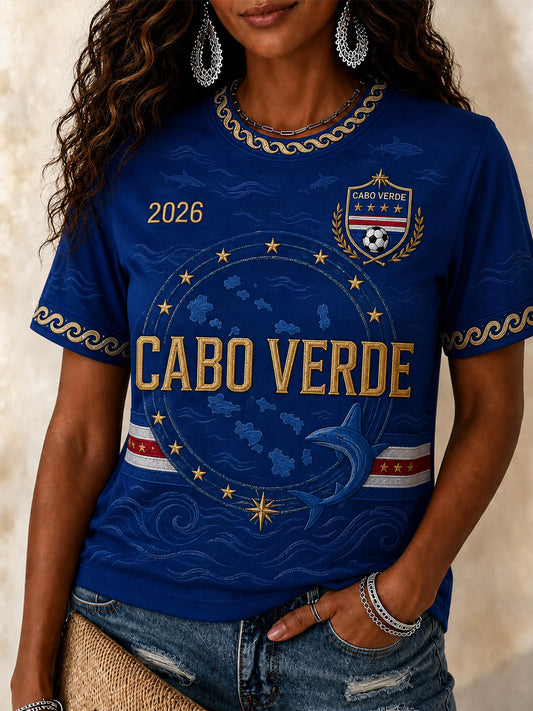 Women's Gift For Football Fans Print Casual Tee