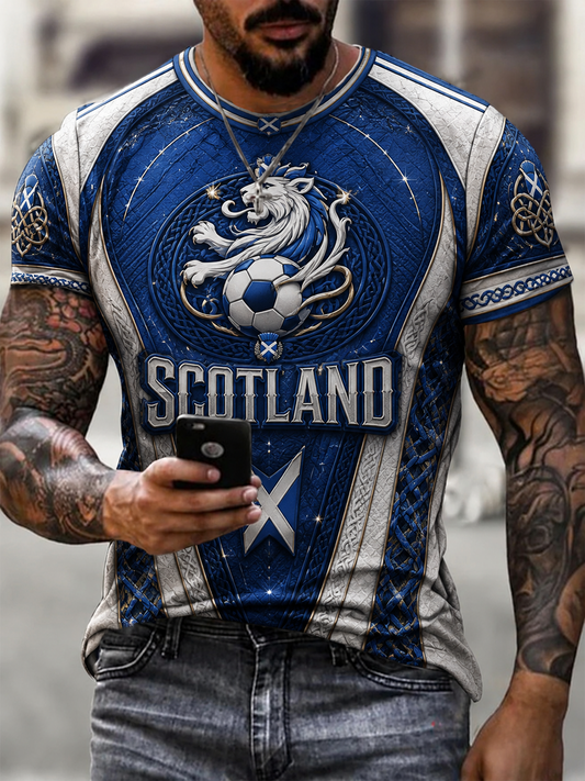 Men's Scotland Printed short sleeves t-shirt