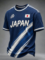 Men's Japan Football Fan Short Sleeves T-shirt