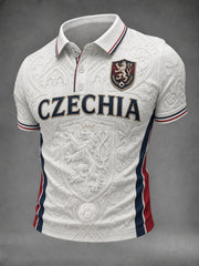 Men's CZECHIA Football Printed Shirt