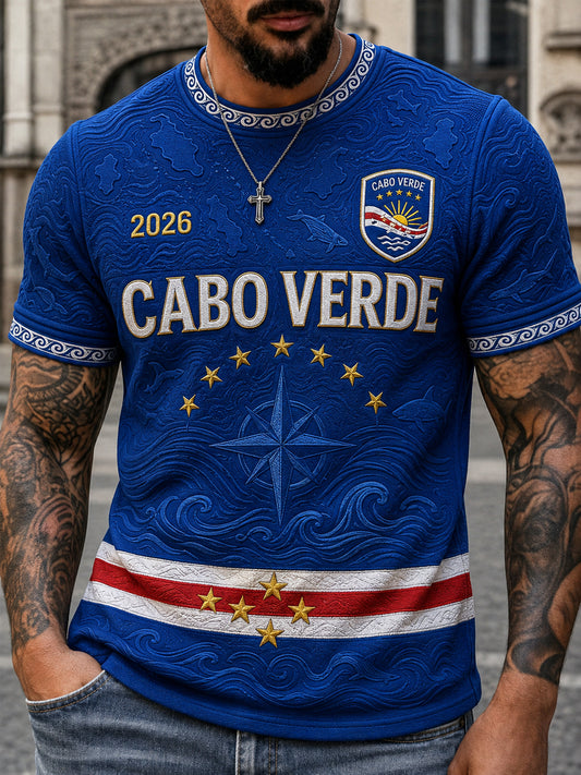 Men's Gift For Football Fans Print Casual Tee