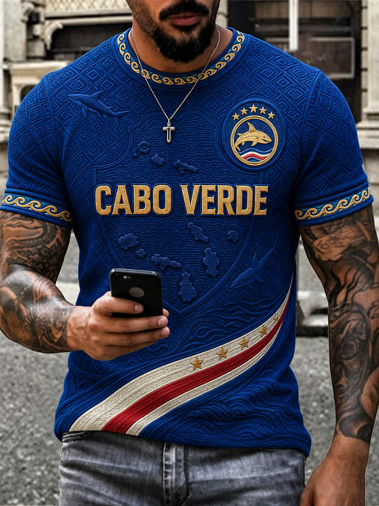 Men's Gift For Football Fans Print Casual Tee