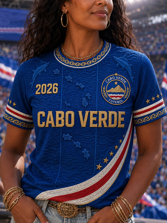 Women's Gift For Football Fans Print Casual Tee