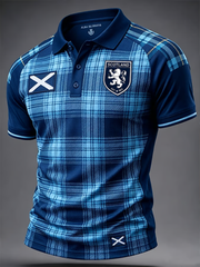 Men's UK Football Lover Scotland Printed polo shirt