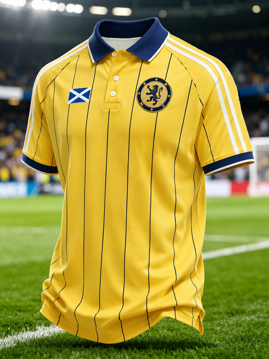 Men's UK Football Lover Scotland Printed polo shirt