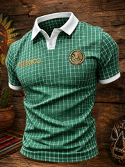 Men's Mexico Pride Art Printed Casual Tops
