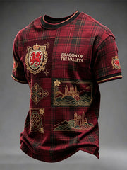 Men's Welsh Dragon Printed T-shirt
