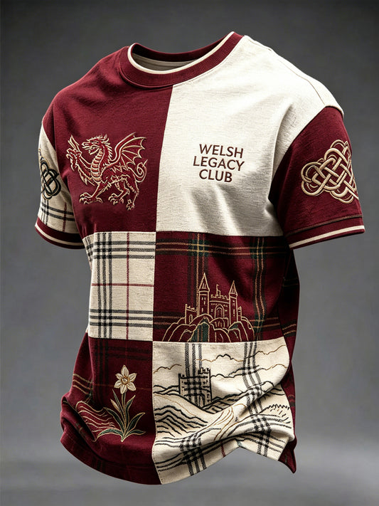 Men's Welsh Dragon Printed T-shirt