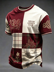 Men's Welsh Dragon Printed T-shirt