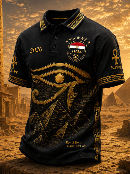 Men's 2026 Eye of Horus Egypt Football Tops