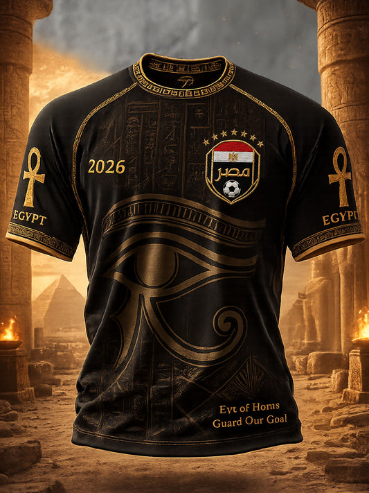 Men's 2026 Eye of Horus Egypt Soccer T-Shirts