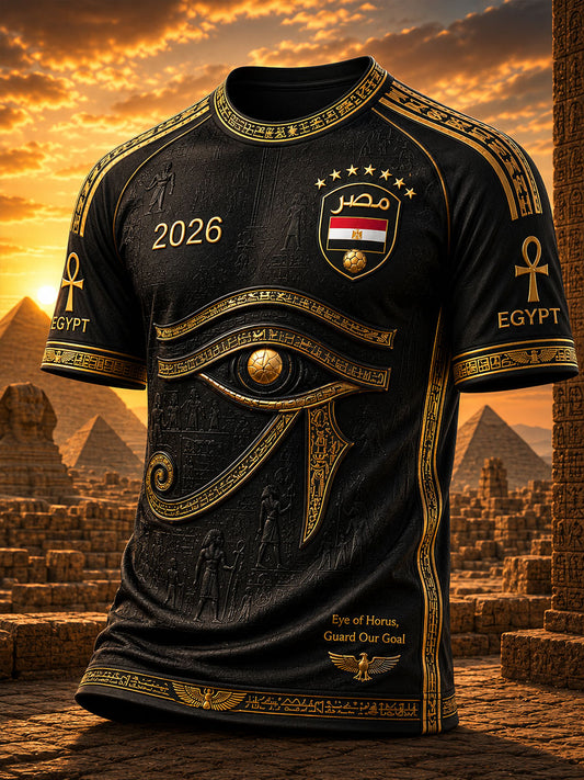 Men's 2026 Eye of Horus Egypt Soccer T-Shirts