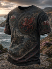 Men's Wales Heritage Design T-shirt