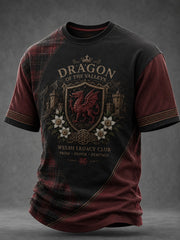 Men's Welsh Dragon Printed T-shirt