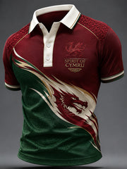 Men's Welsh Dragon Printed Shirt