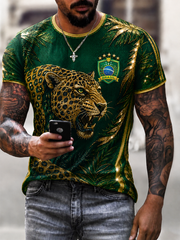 Men's BRASIL Printed short sleeves t-shirt