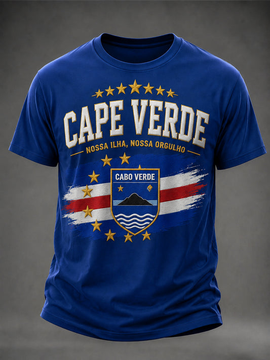 Men's Gift For Football Fans Printed T-shirt