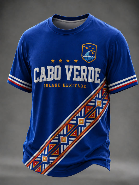 Men's Gift For Football Fans Printed T-shirt