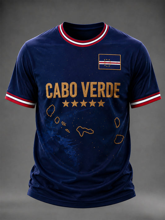 Men's Gift For Football Fans Printed T-shirt