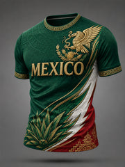 Men's Mexican Pride Printed Casual Tee