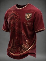 Men's Welsh Dragon Printed T-shirt