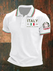 Men's Festa Della Repubblica Repvbblica Italiana Printed Shirt