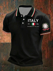 Men's Festa Della Repubblica Repvbblica Italiana Printed Shirt