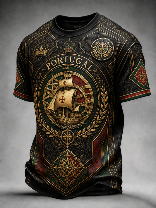 Men's Portugal Printed short sleeves t-shirt
