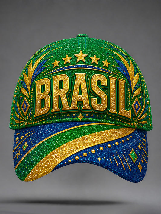 Unisex Brasil Print Hat