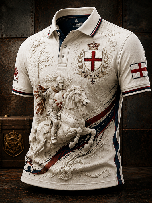 Men's England Printed polo shirt