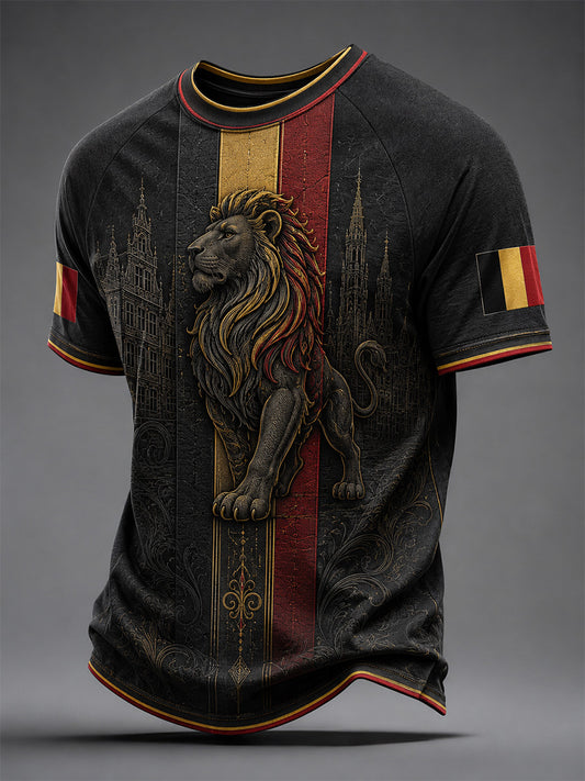 Men's Belgium Print Casual Tee