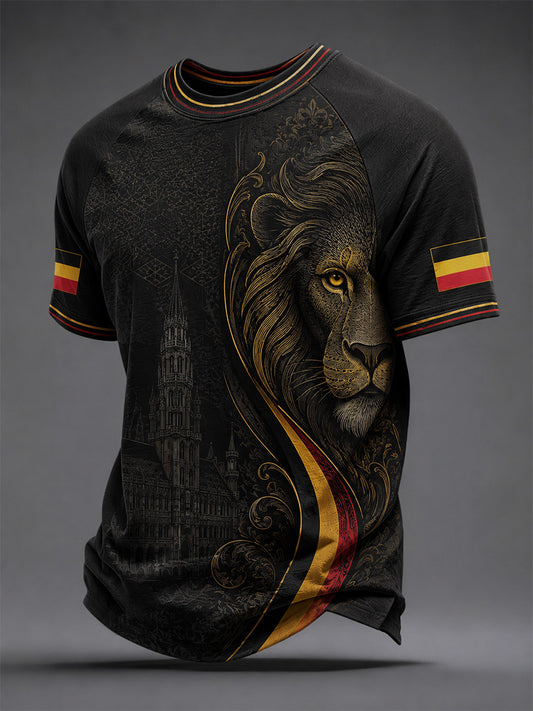 Men's Belgium Print Casual Tee