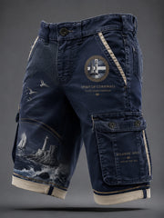 Men's Cornish Celtic-style printed shorts