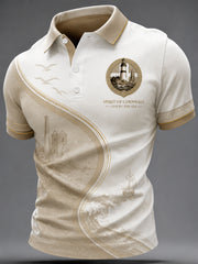 Men's Cornish Celtic-style Print Casual Top