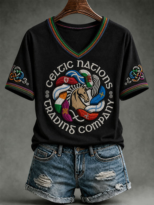 Women's CELTIC NATIONS TRADING COMPANY Short-sleeved T-shirt