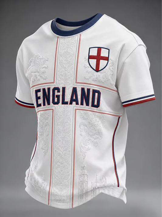Men's England Printed short sleeves t-shirt