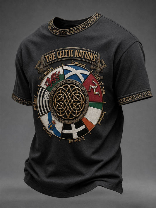 Men's  Nations Short Sleeves T-shirt