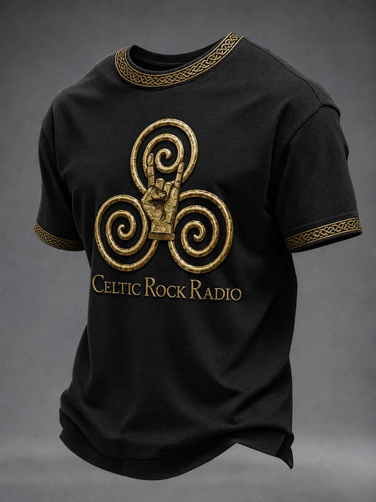 Men's  Rock Radio Short Sleeves T-shirt