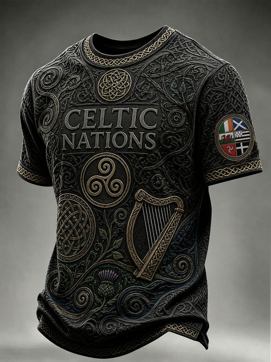 Men's  Nations Short Sleeves T-shirt